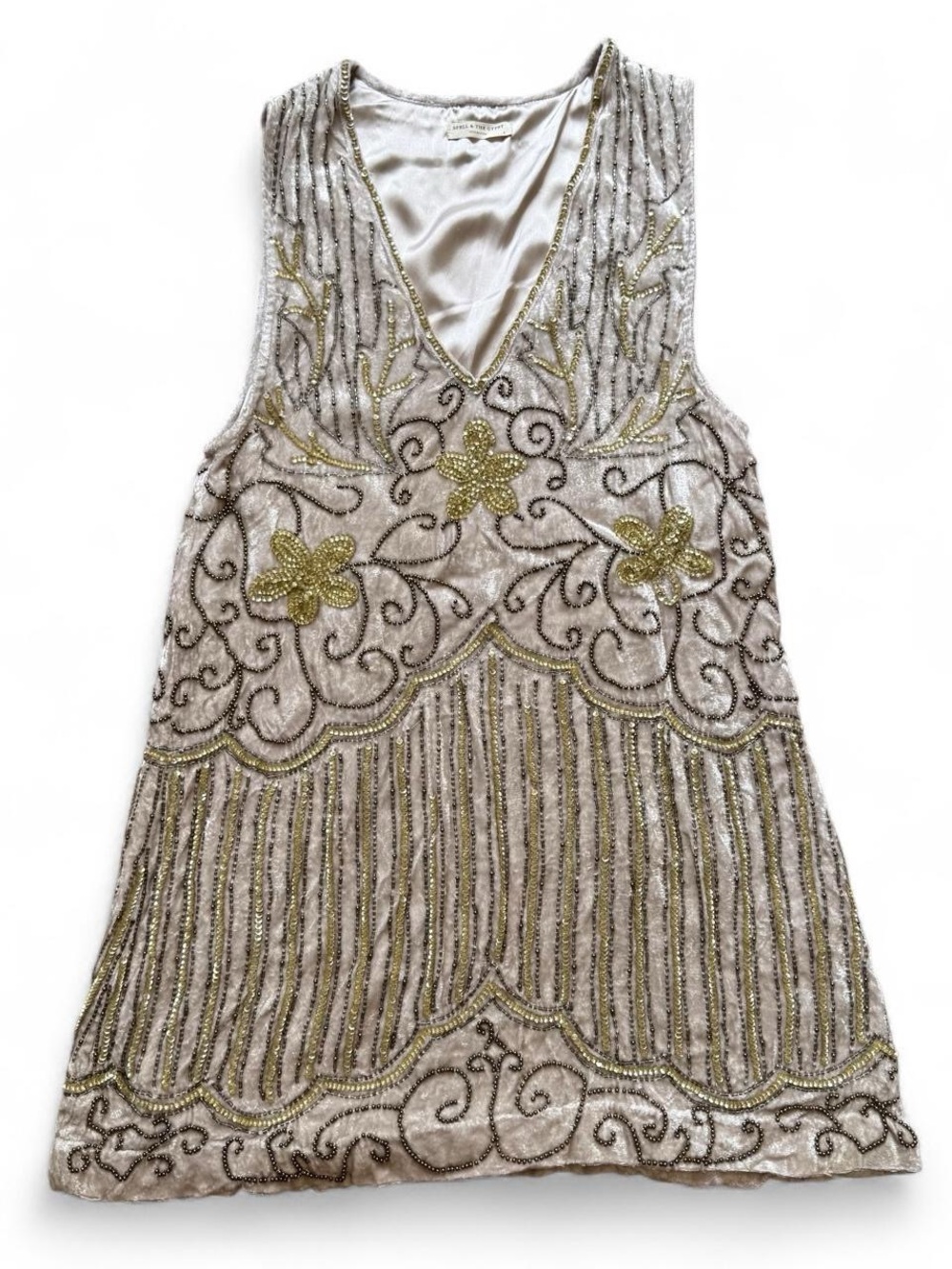 Spell & The Gypsy Collective Elsa Sequin Beaded Velvet Dress Size S